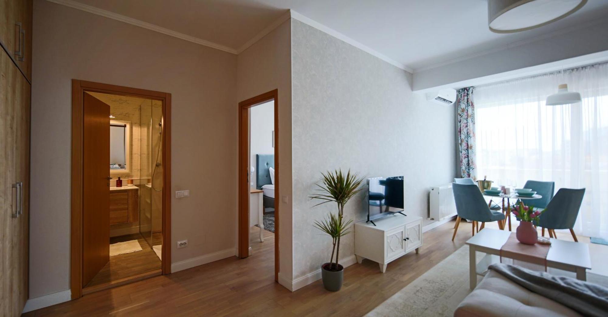 Stylish Condo - Parking And Balcony Клуж-Напока Екстериор снимка
